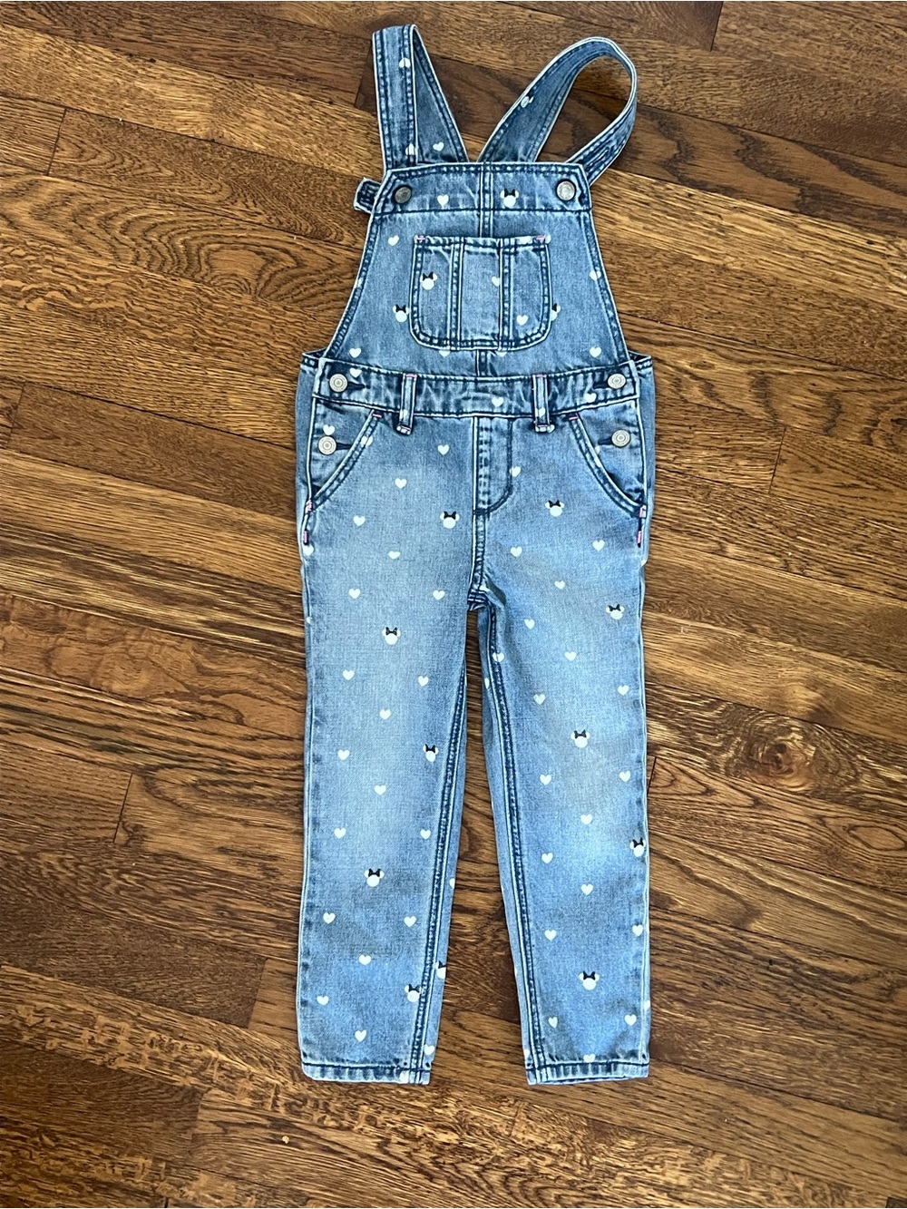 EUC Gap x Disney Minnie Mouse overalls